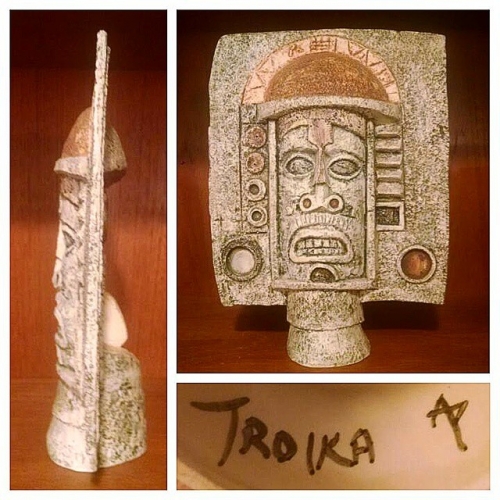Troika Pottery Mask