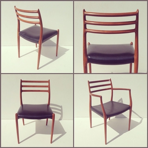 x8 Möller Model 78 Chairs