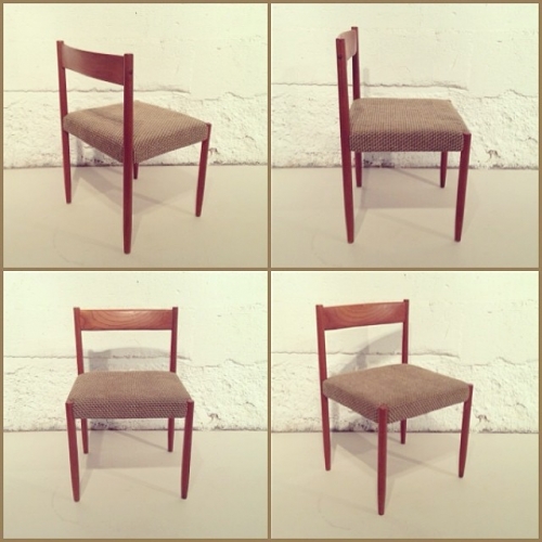 x4 Danish Dining Chairs